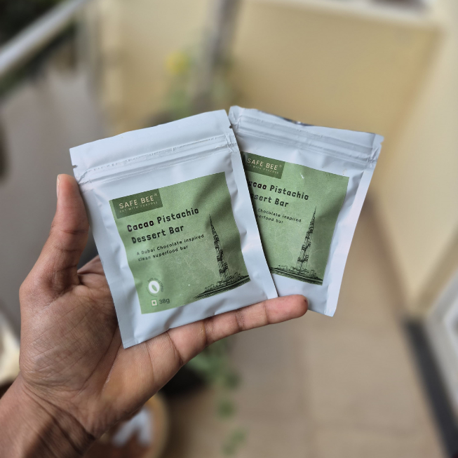 Cacao Pistachio Dessert Bar