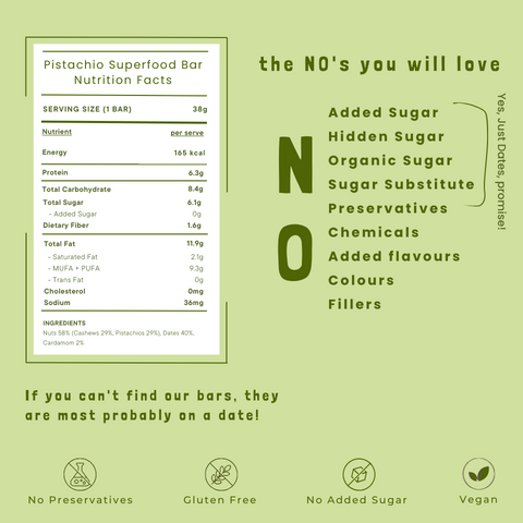 Pistachio Superfood Bar