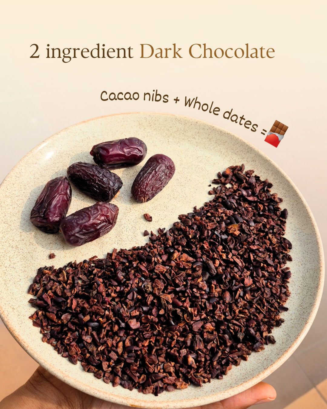 The OG Dark Cacao Bar - Date sweetened & Heavy metal tested