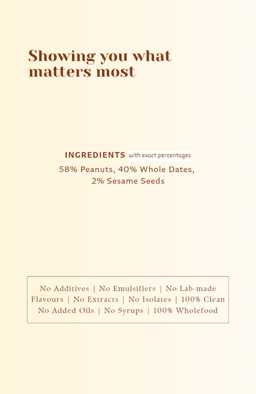Peanut Wholefood Bar - 40g