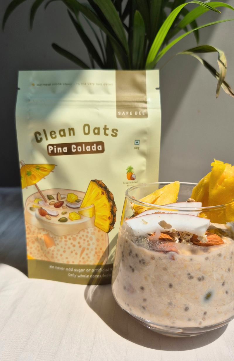 Clean Oats - Pina Colada | Freeze-dried fruit & Date sweetened