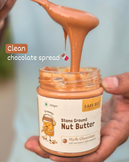 Mylk Chocolate - Stone Ground Nut Butter | Date sweetened | Vegan