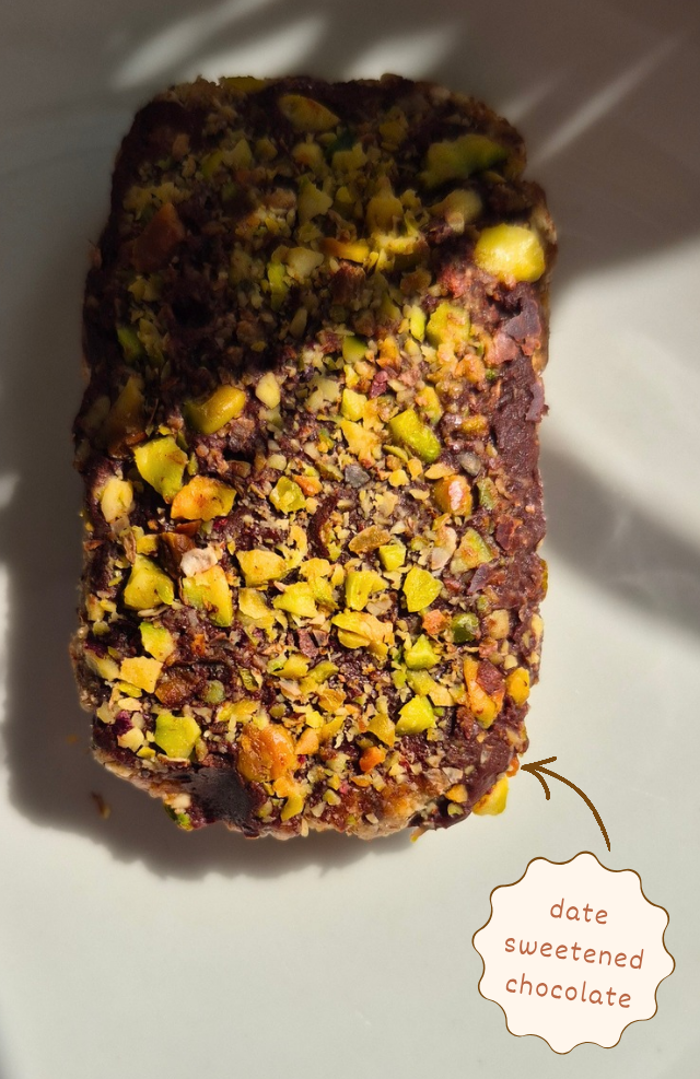Cacao Pistachio Dessert Bar