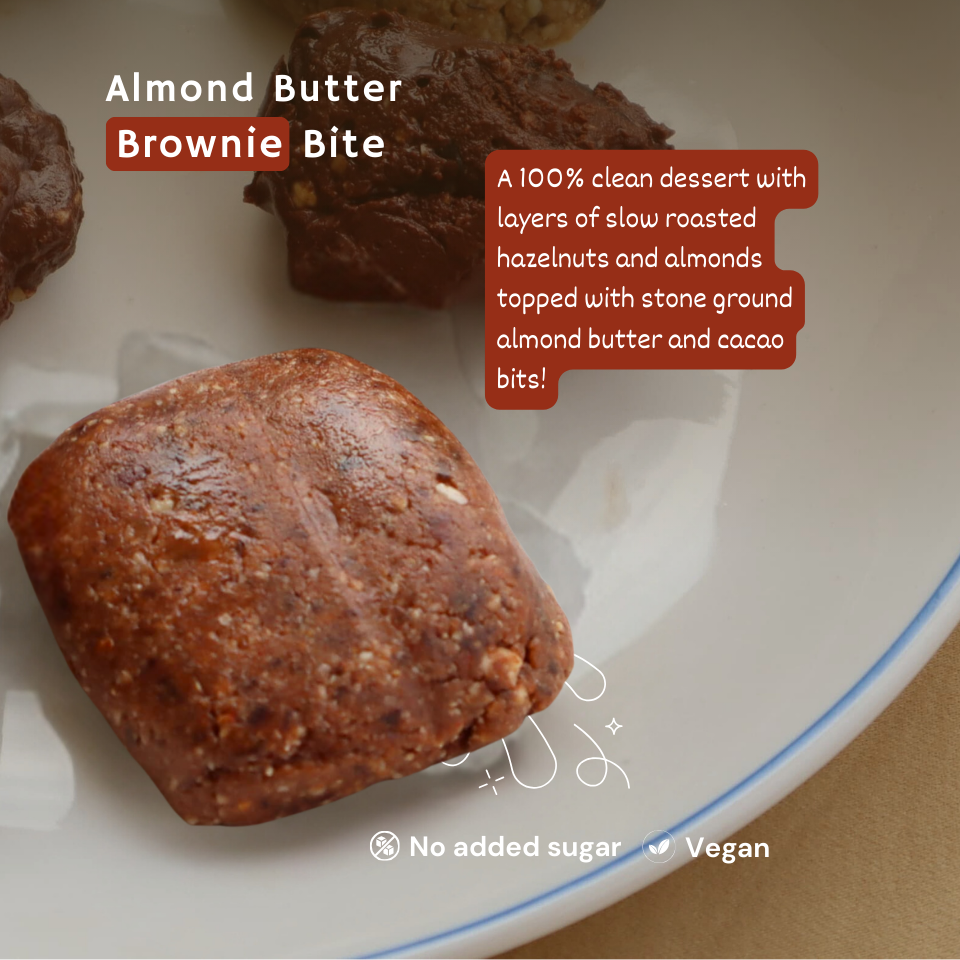 Almond Butter Brownie Bites