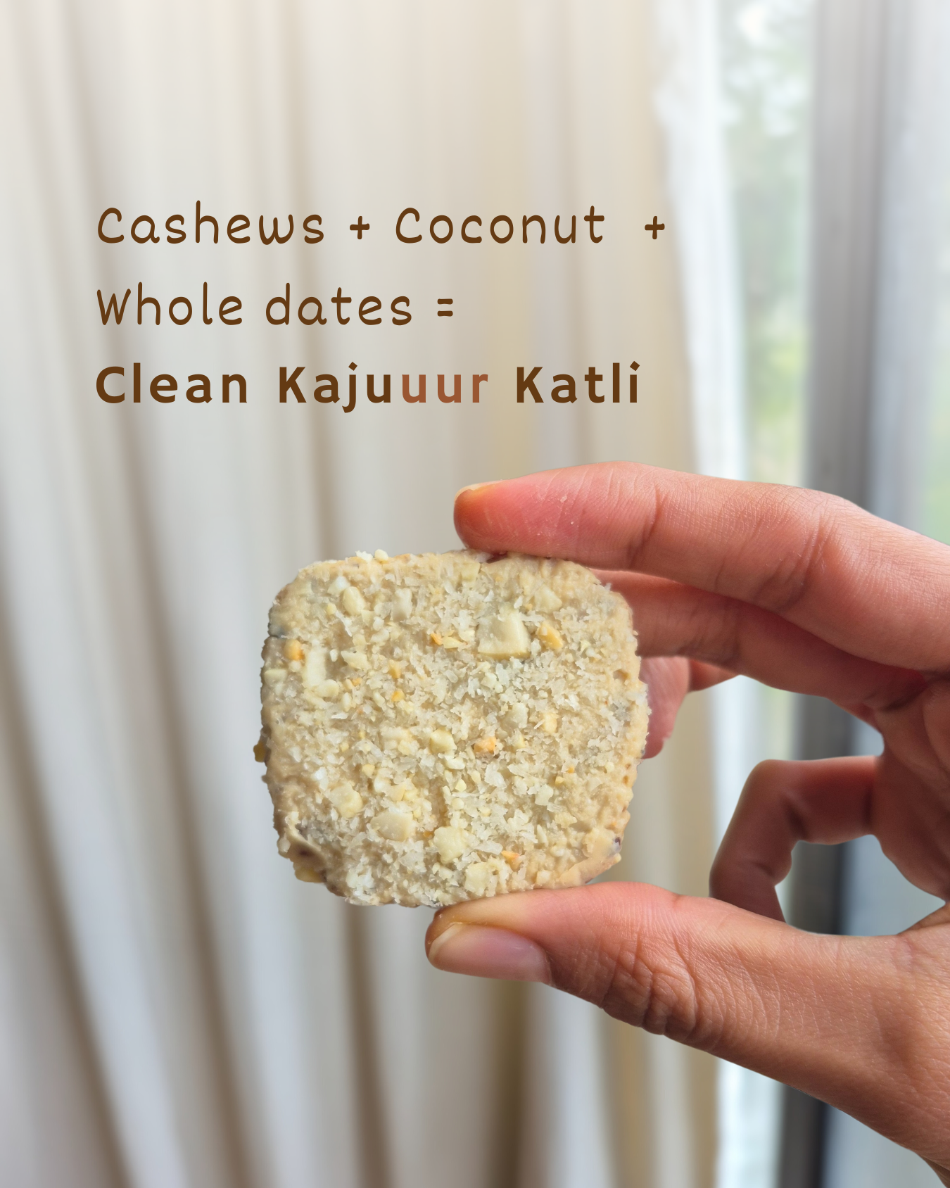 Cashew & Coconut Disc - 2 Ingredient Wonder