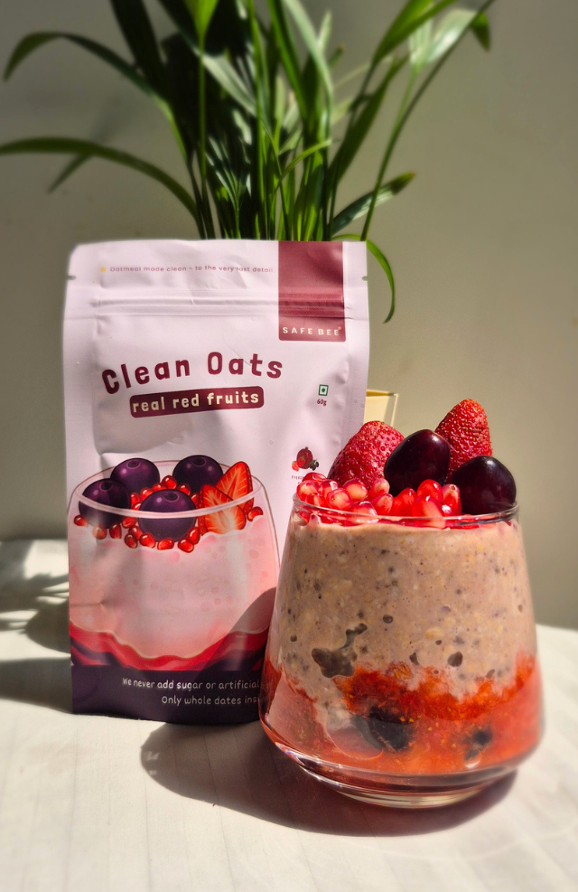 Clean Oats - Red Fruit | Freeze-dried fruit & Date sweetened