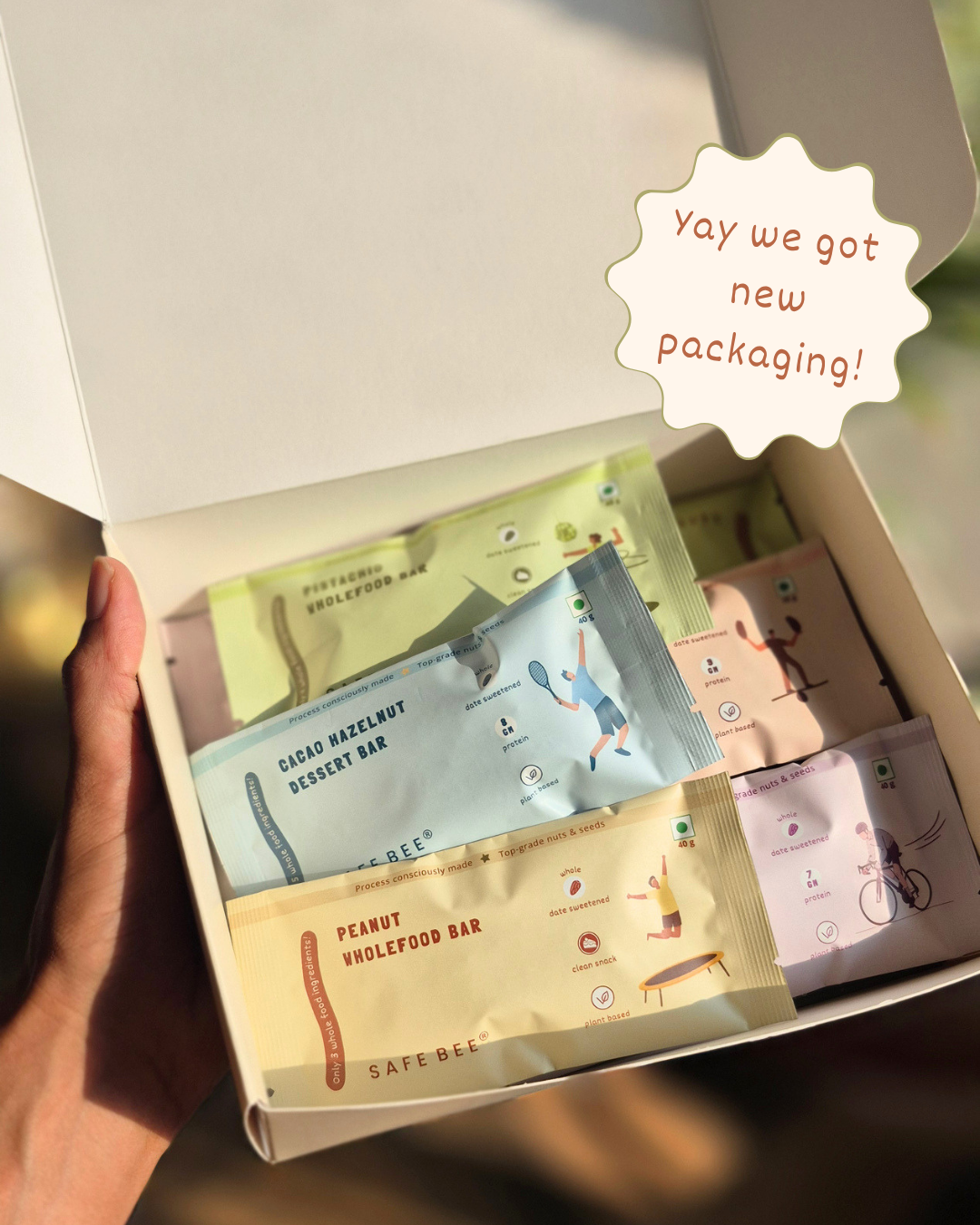 Wholefood & Dessert bars - Try It All 🍫 (Pack of 8) Date sweetened | Vegan | Wholefood Protein