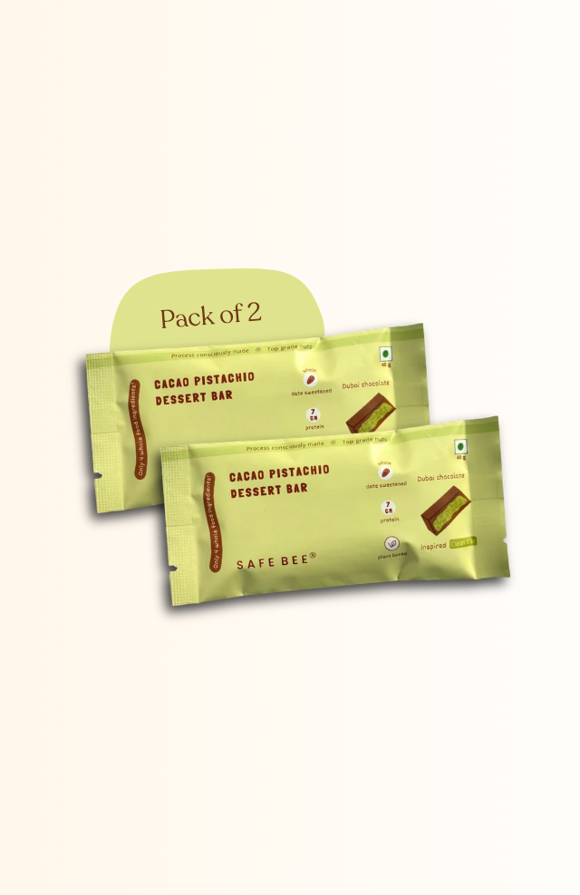 Cacao Pistachio Dessert Bar