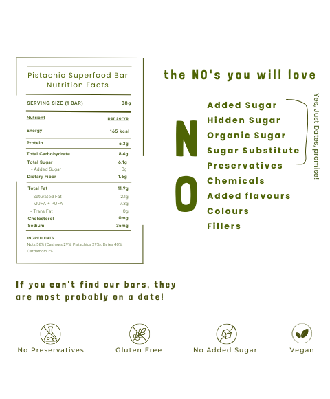 Pistachio Superfood Bar