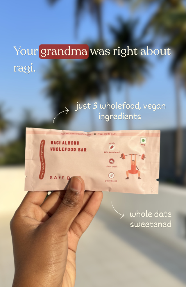 Ragi Almond Wholefood Bar - 40g