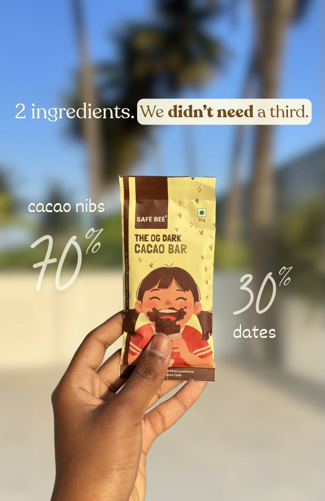 The OG Dark Cacao Bar - Date sweetened & Heavy metal tested
