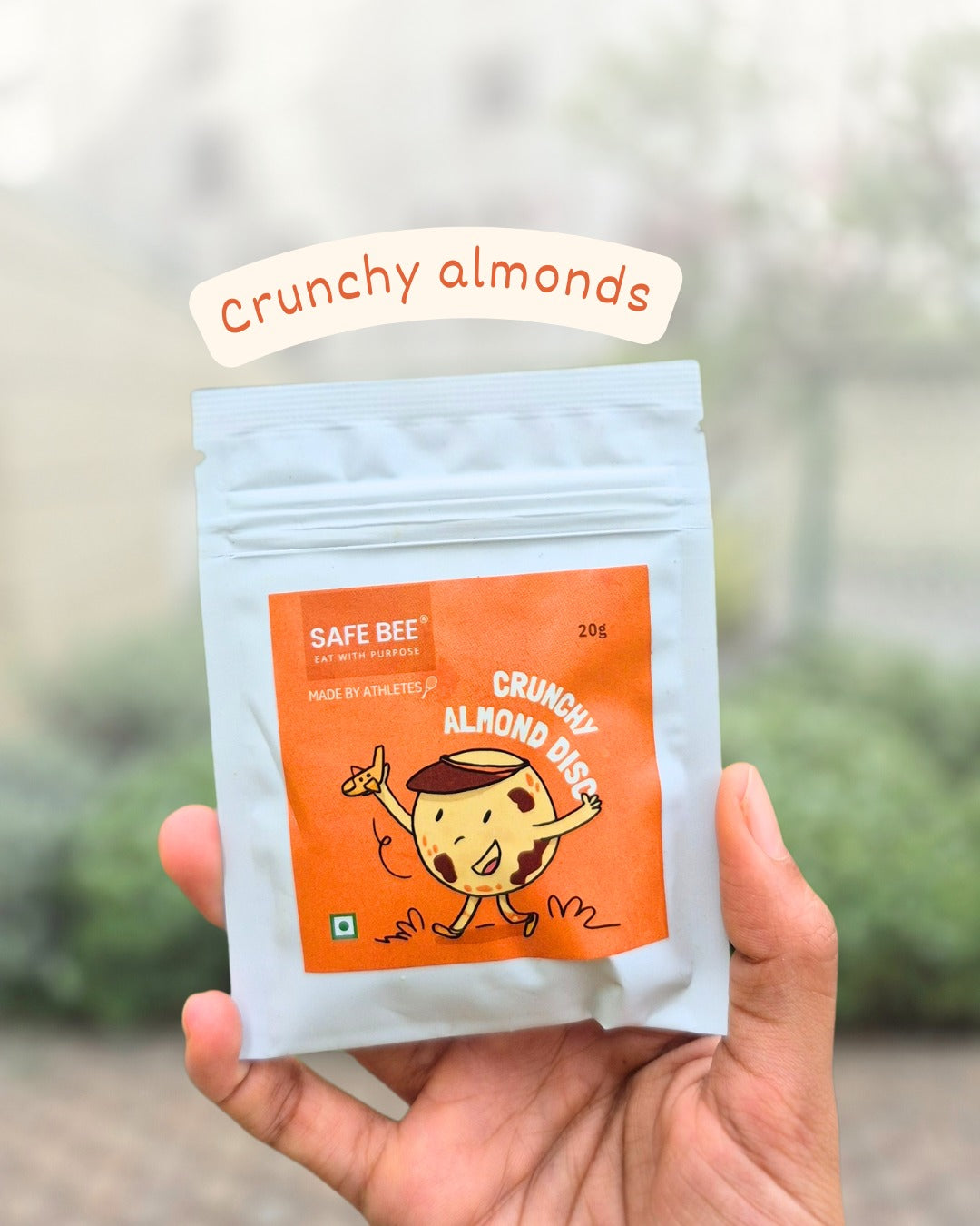 Crunchy Almond Butter Disc - 2 Ingredient Wonder