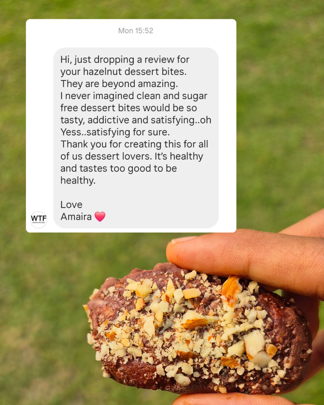 Most Chocolatiest Hazelnut Dessert Bite - 4gm protein & plant based