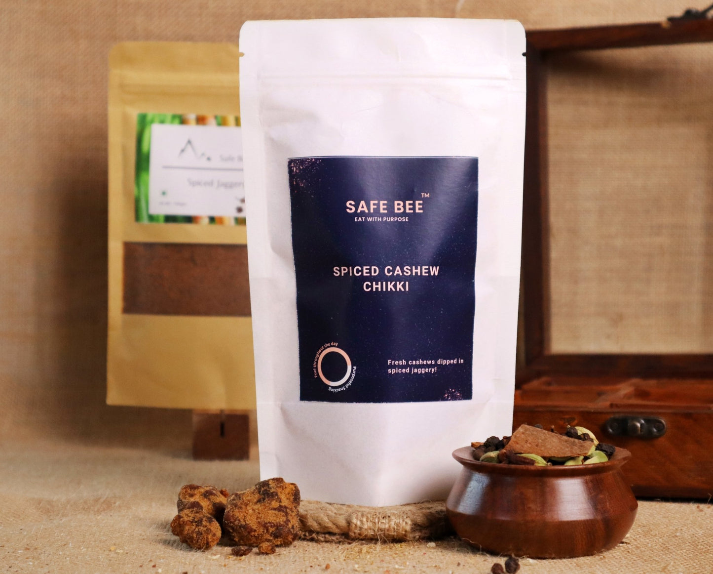 Spiced Cashew Chikki